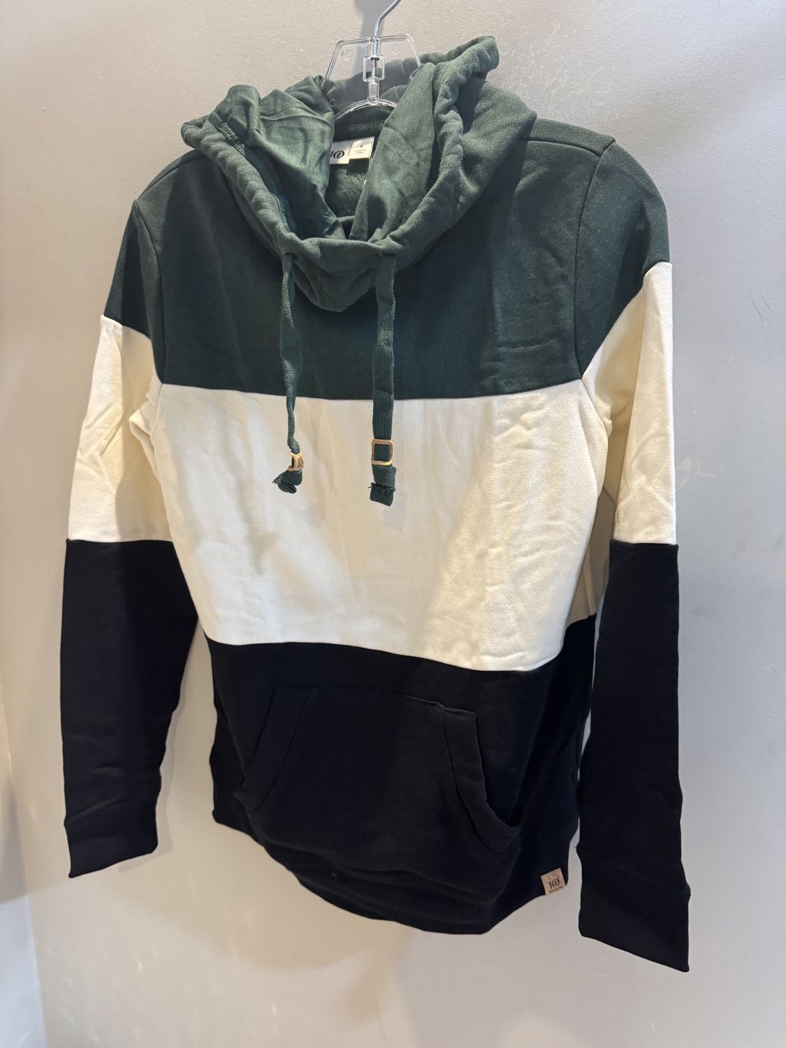 TenTree Blocked Banshee Hoodie Pine/Undyed/Black