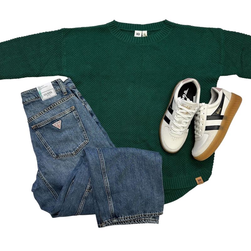 TenTree Broughton Sweater Forest Pone