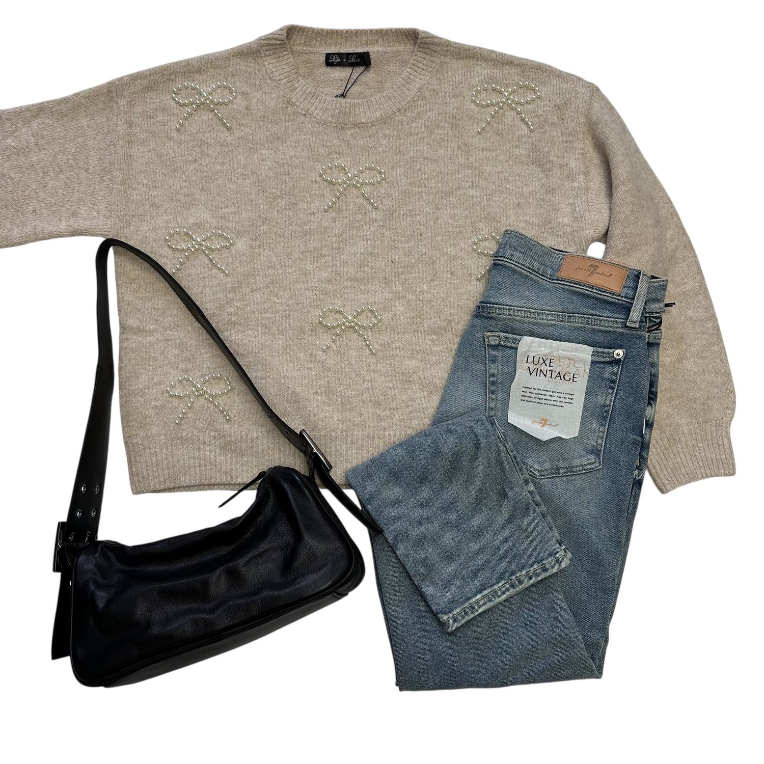 Lyla and Luxe Bows Sweater
