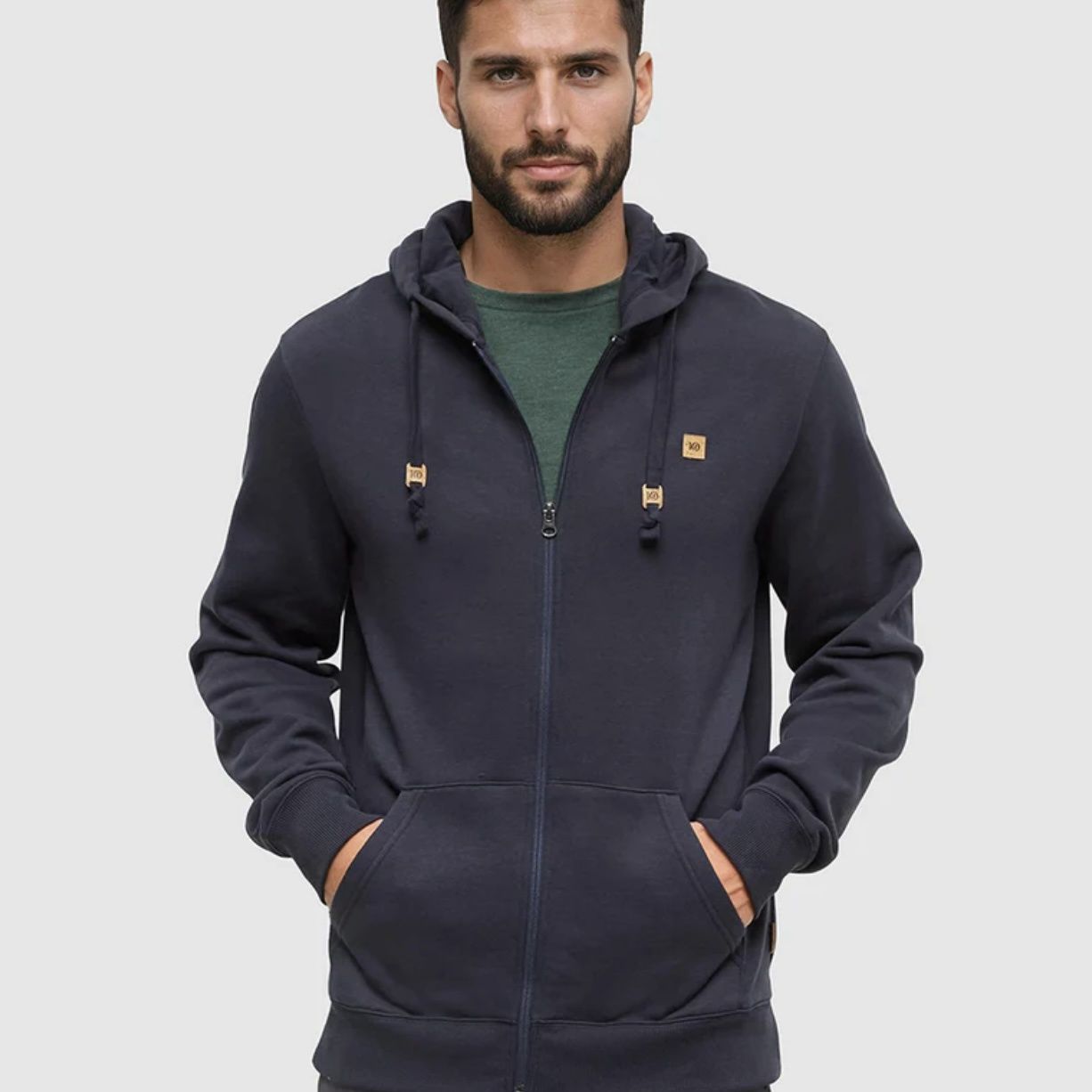Ten Tree Reynard Zip Hoodie Midnight