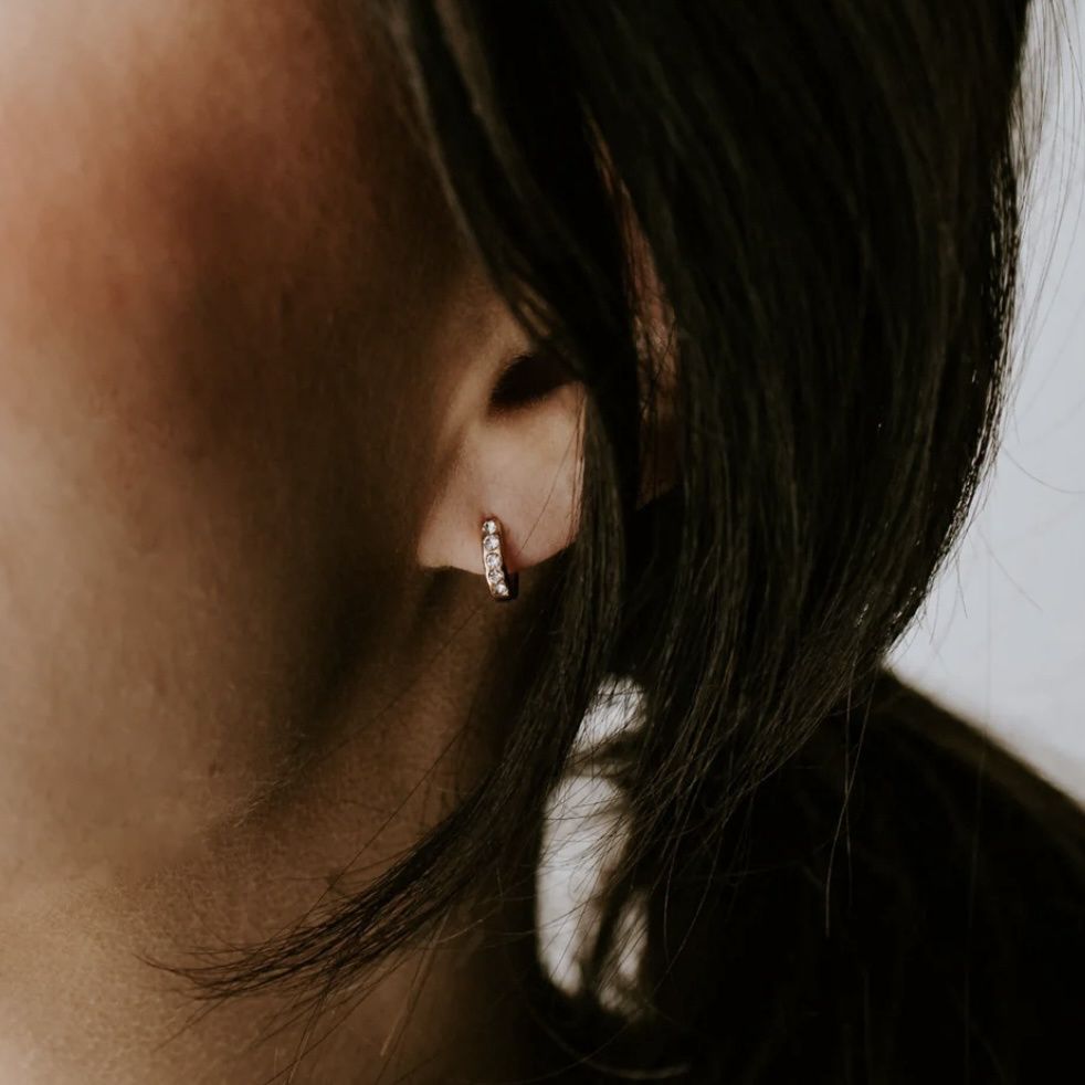 Sydney Rose Lil Sparkle Hoops