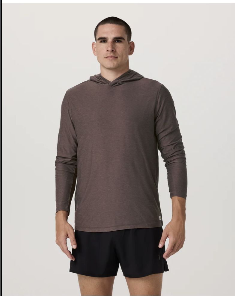 Vuori Strato Tech Hoodie Huckleberry Heather