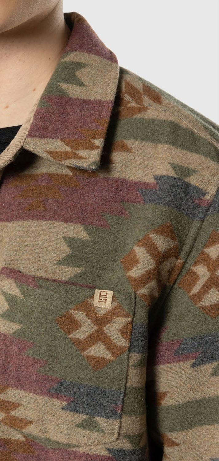 TEAMLTD Aztec Overshirt Forager