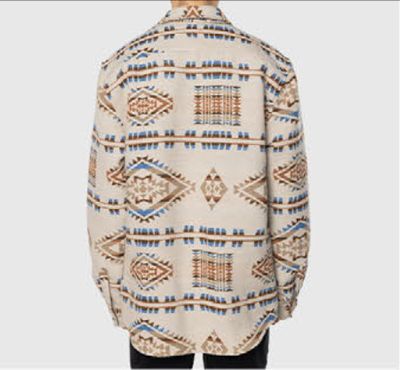 TEAMLTD Aztec Overshirt Ivory