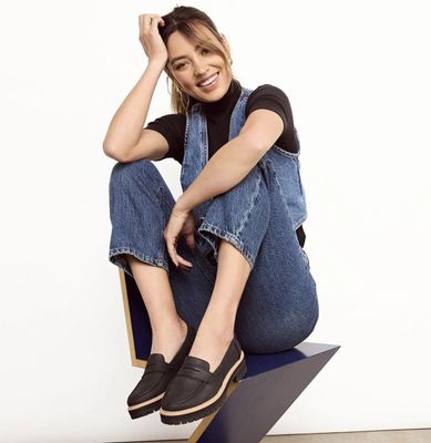 Toms Cara Black Black Leather