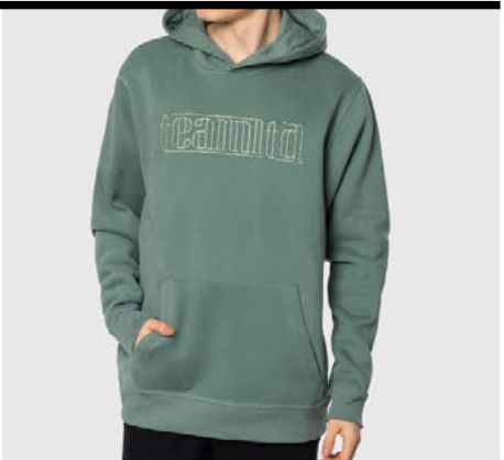 TEAMLTD Stitch Hoodie Green