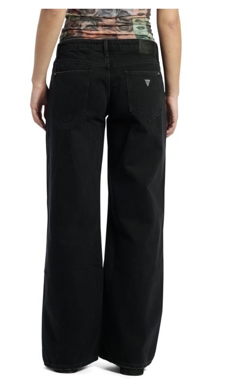 Guess Jeans ECO LOW-RISE BAGGY Winter Black