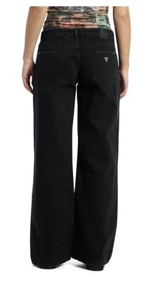Guess Jeans ECO LOW-RISE BAGGY Winter Black