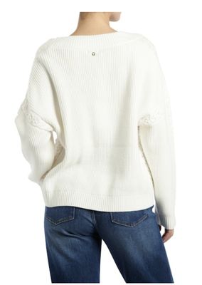 Guess ECO ETSUKO CABLE SWTR Dove White