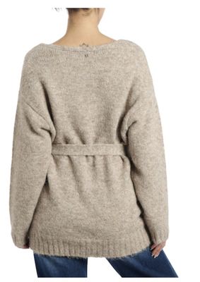 Guess Jeans ECO KIYOKA SWTR TIE TUNIC Silk Taupe