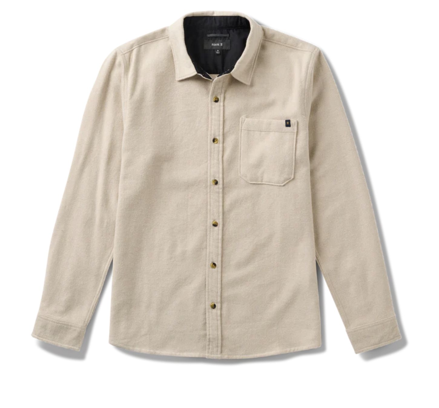Roark Crossroads Organic Cotton Flannel Fossil