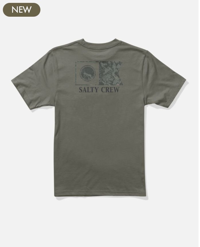 Salty Crew Flagship Fill Tee - Dusty Olive