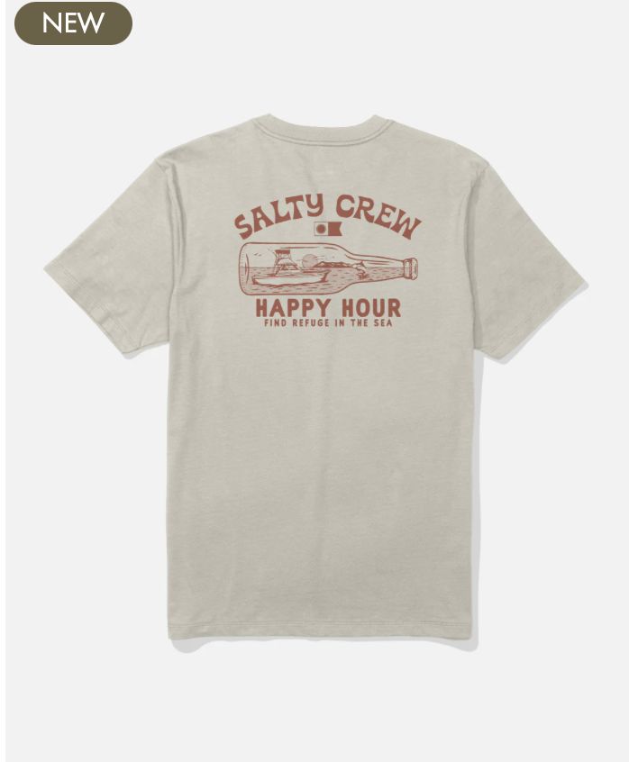 Salty Crew Bottle Rocket Tee - Bone