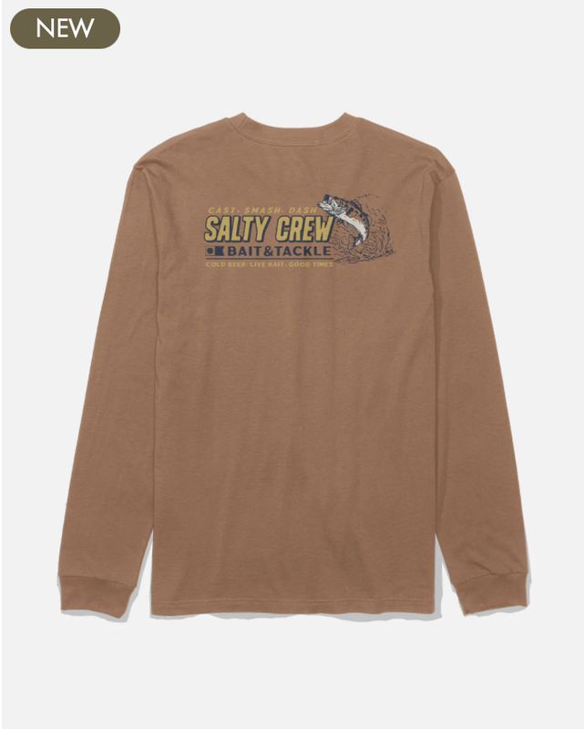 Salty Crew Live Bait Long Sleeve Tee - Sierra