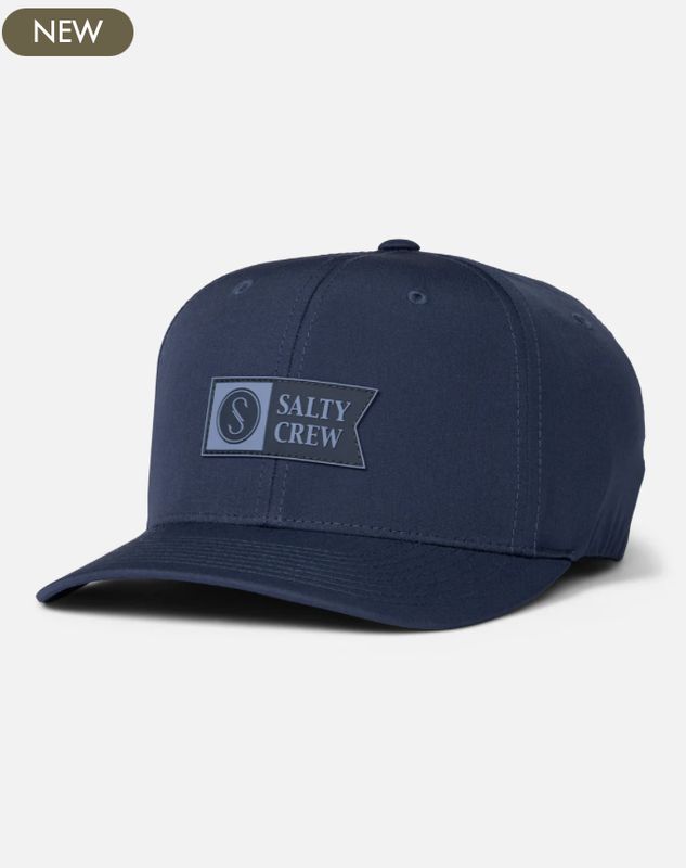 Salty Crew Apex Flexfit 6 Panel - Navy