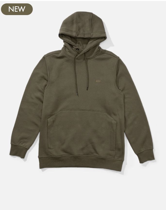 Salty Crew Long Range Tech Fleece Hoodie - Olive