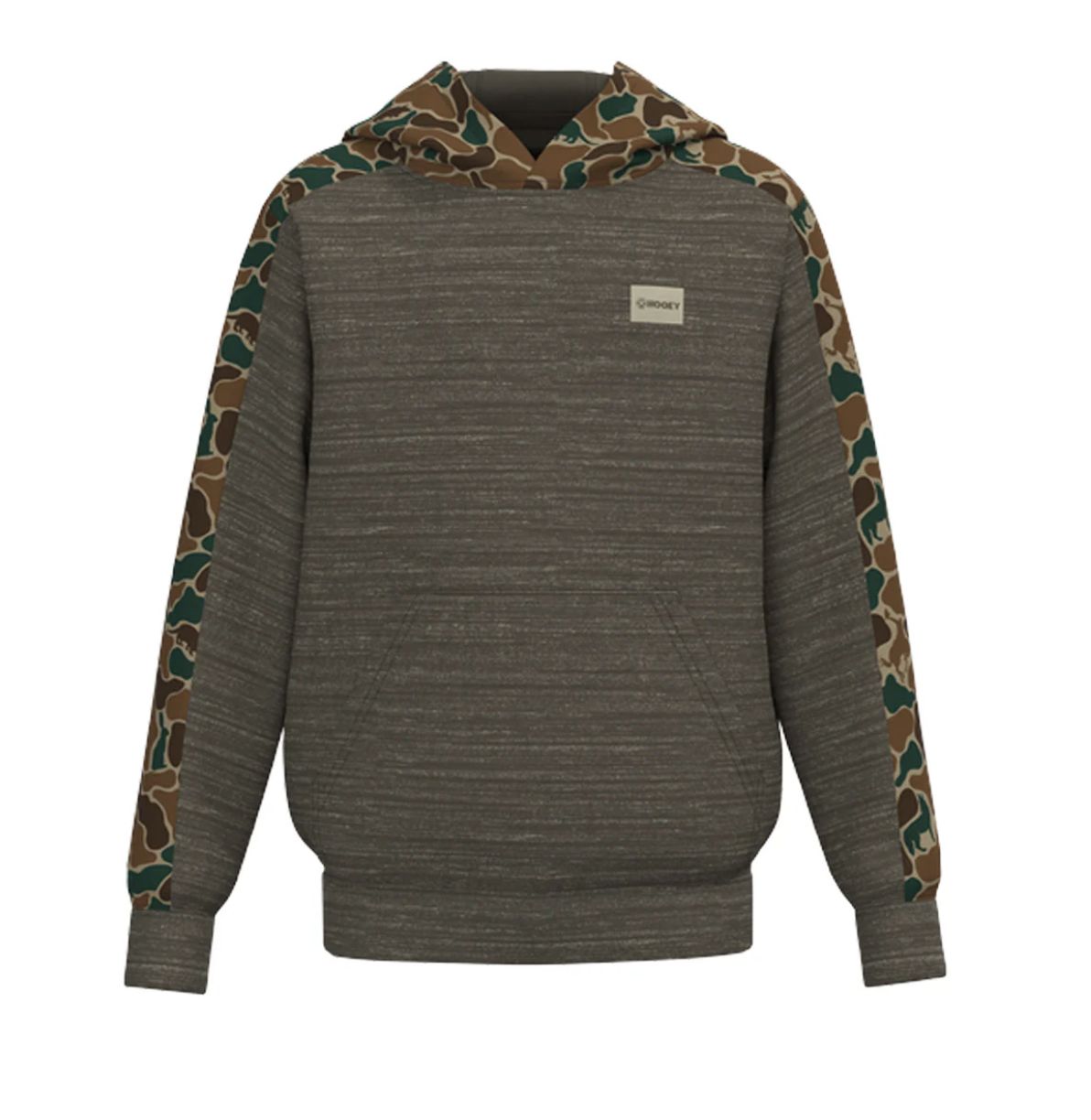 HOOEY YOUTH &quot;CANYON&quot; BROWN W/ CAMO HOODY