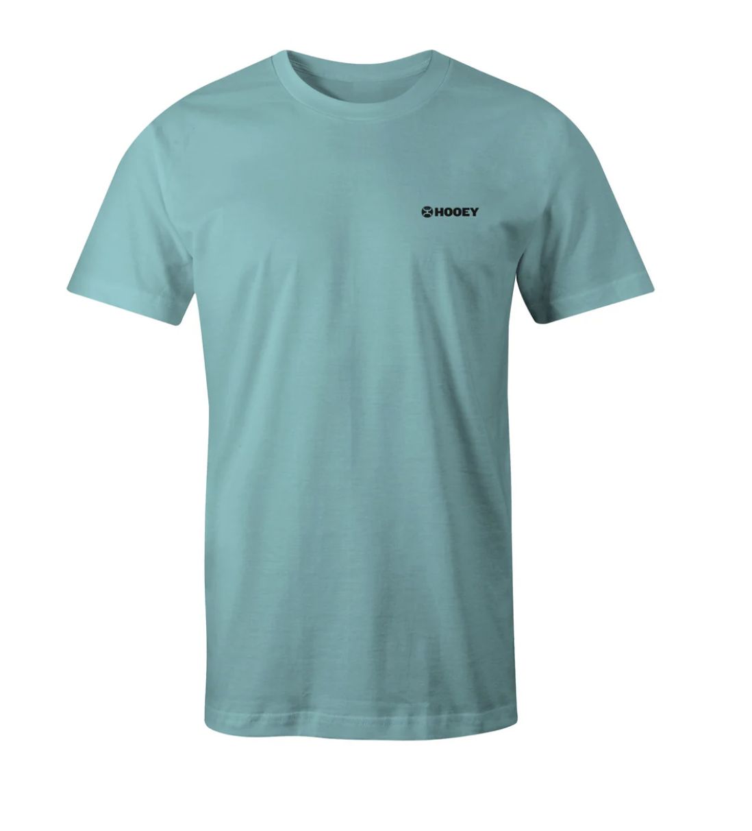 HOOEY YOUTH &quot;ZENITH&quot; TURQUOISE W/CREAM/BLACK HOOEY LOGO T-SHIRT