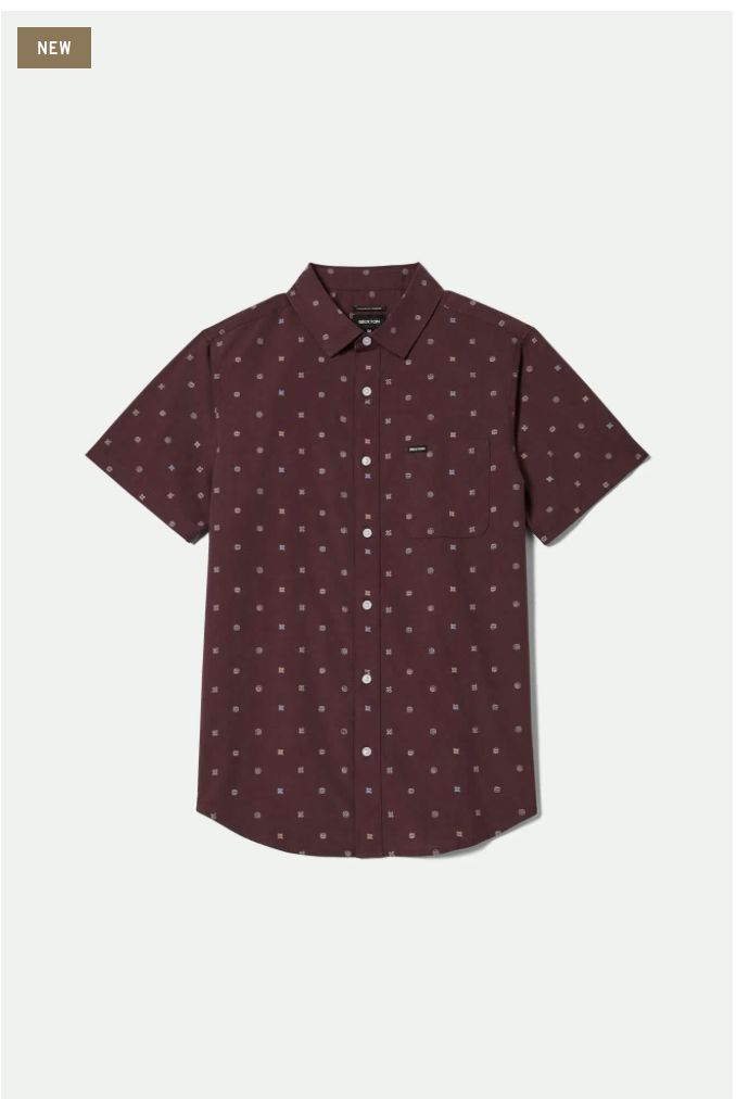 Brixton CHARTER PRINT SHIRT Port