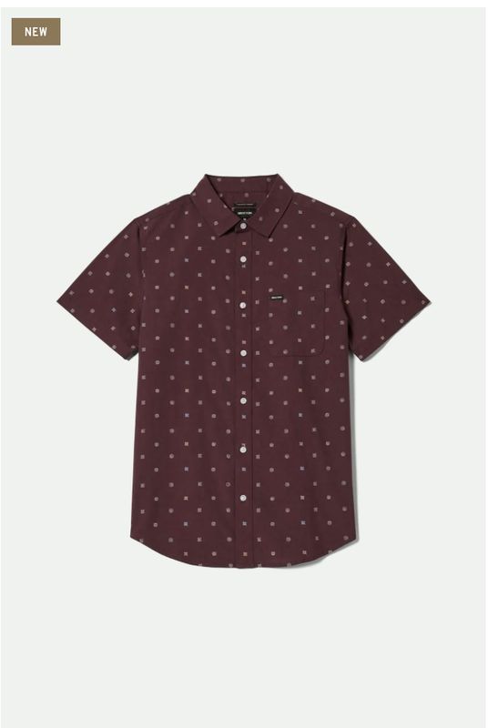 Brixton CHARTER PRINT SHIRT Port