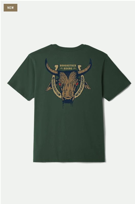 Brixton ROUGHSTOCK STANDARD T-SHIRT Forest