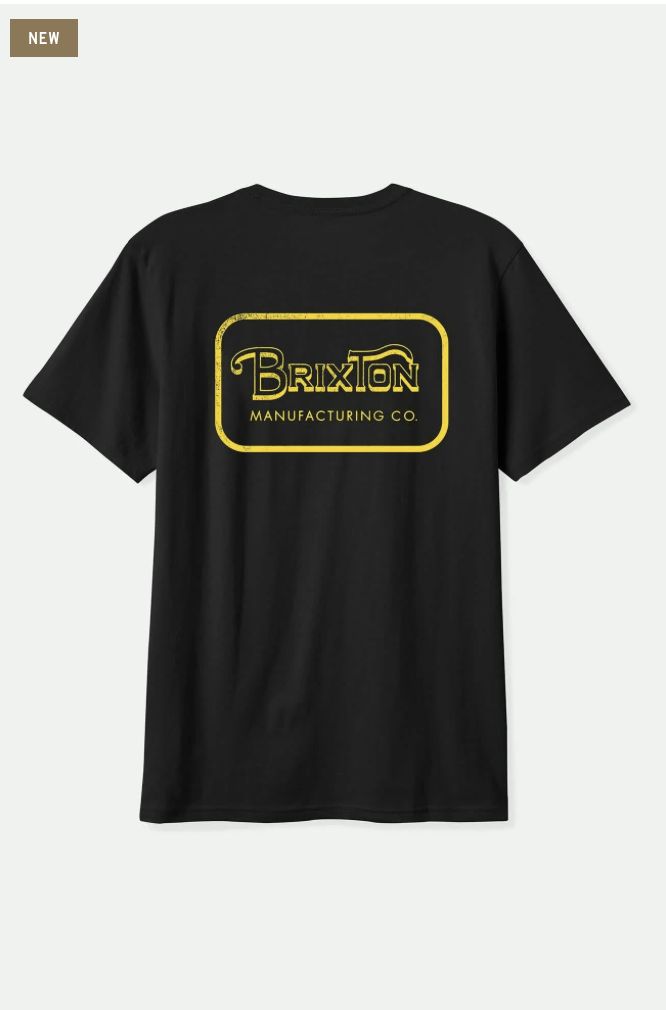 Brixton GRADE STANDARD T-SHIRT Black