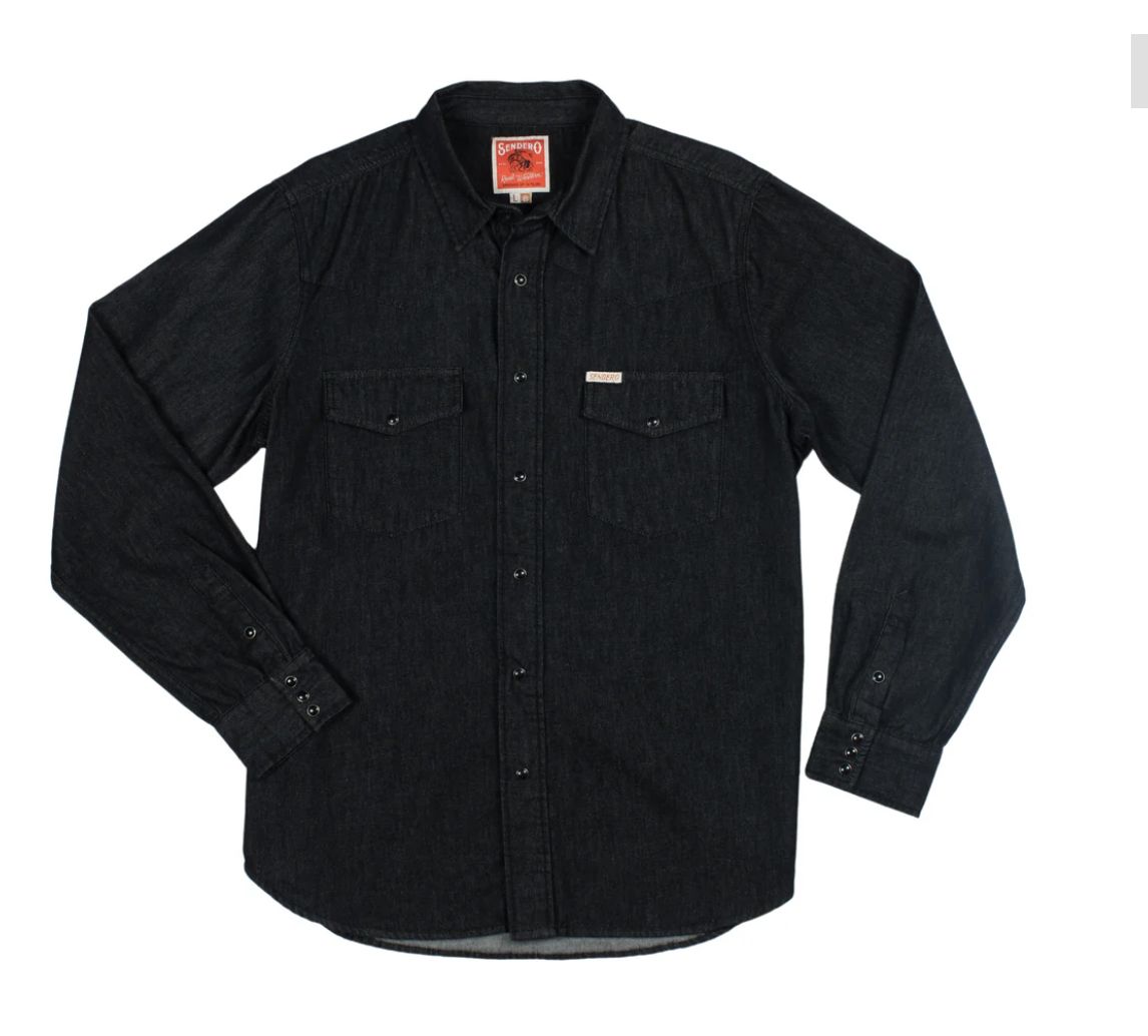 THE WYATT PEARL SNAP LS Midnight Denim SHIRT