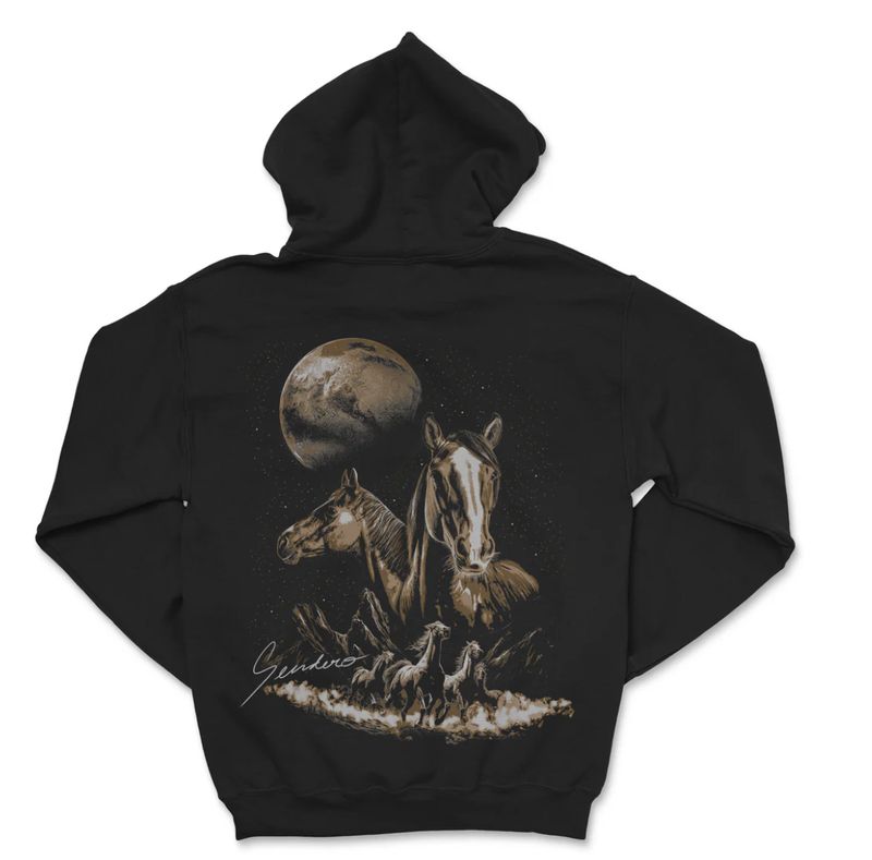 Sendero MIDNIGHT RIDERS HOODIE Vintage Black