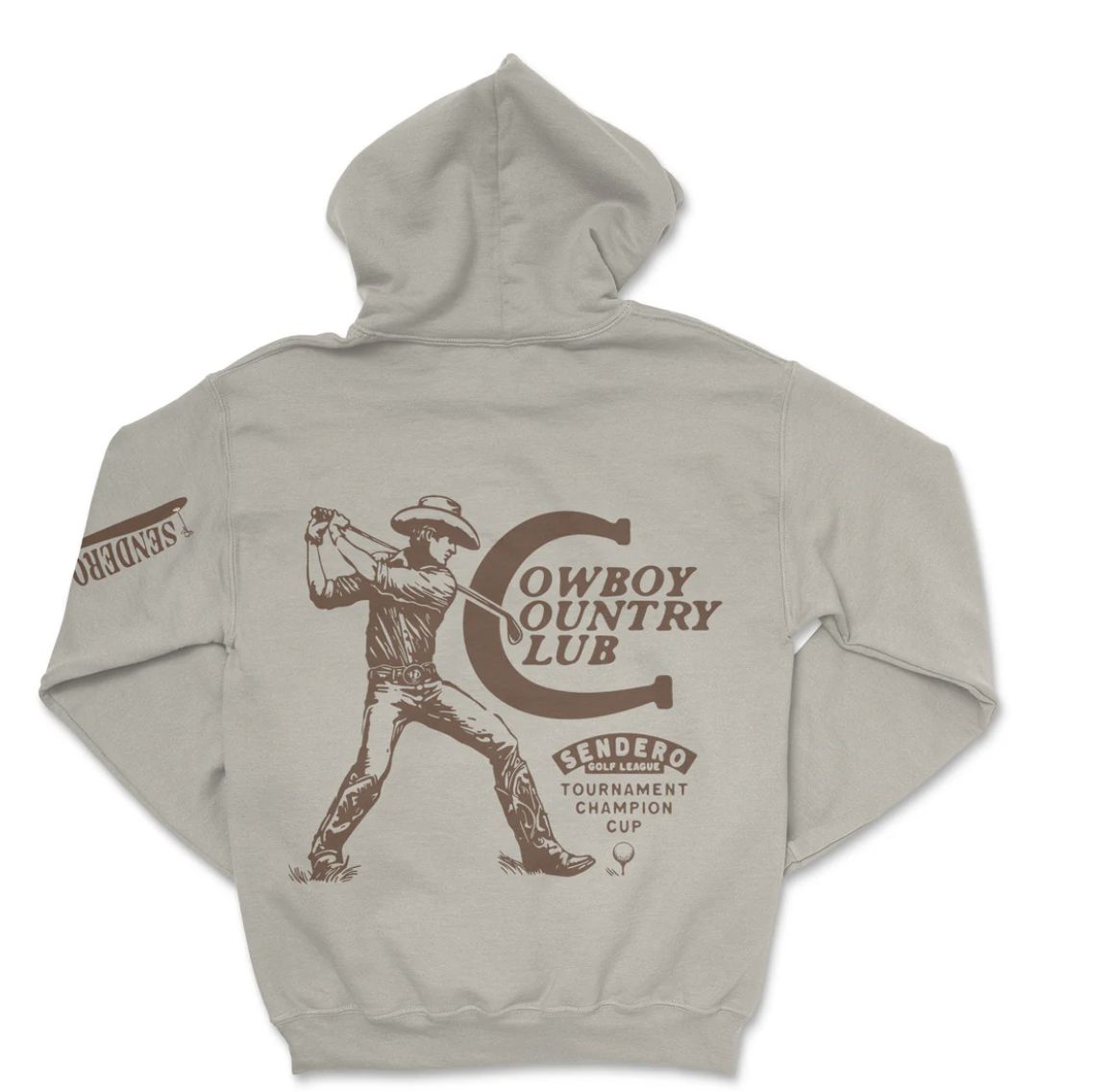 Sendero COWBOY COUNTRY CLUB HOODIE Sand