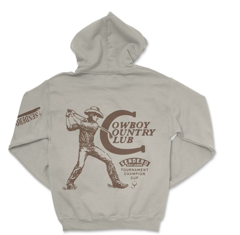 Sendero COWBOY COUNTRY CLUB HOODIE Sand