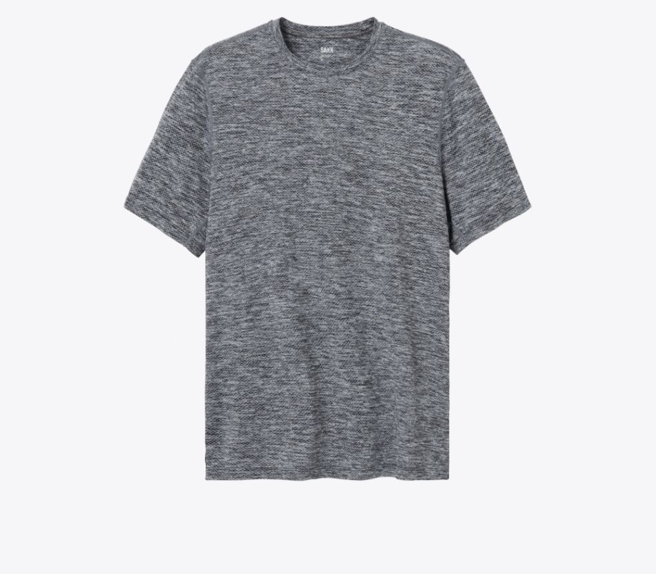 SAXX MULTI-SPORT TECH TEE Black Heather