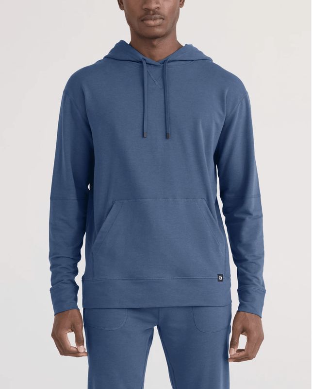 SAXX 3Six Five Lounge Hoodie Washed Indigo