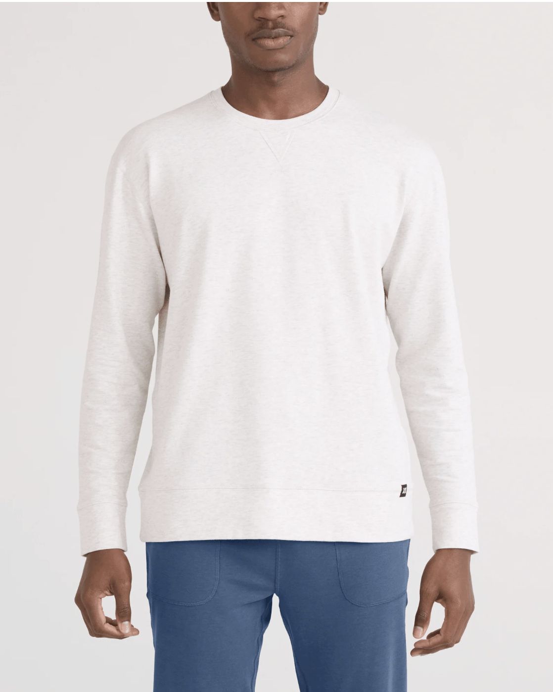 SAXX  3Six Five Lounge Crew Sweatshirt Steel Heather