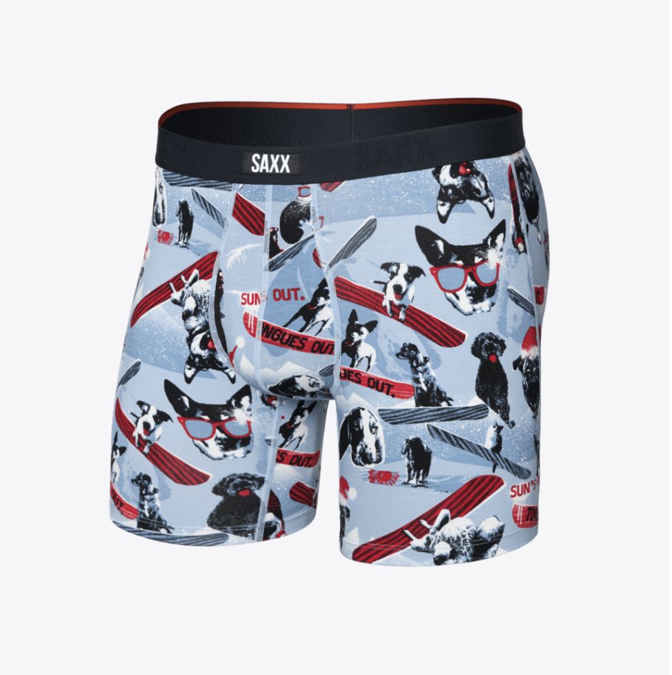SAXX VIBE XTRA SOFT COMFORT BOXER BRIEF FLY Wntr Dogs