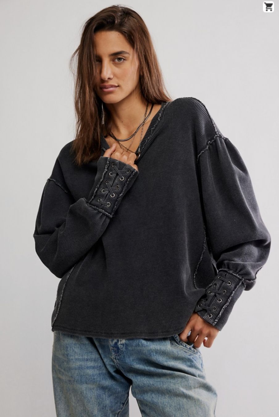 Freee People Lapis Cuff Black