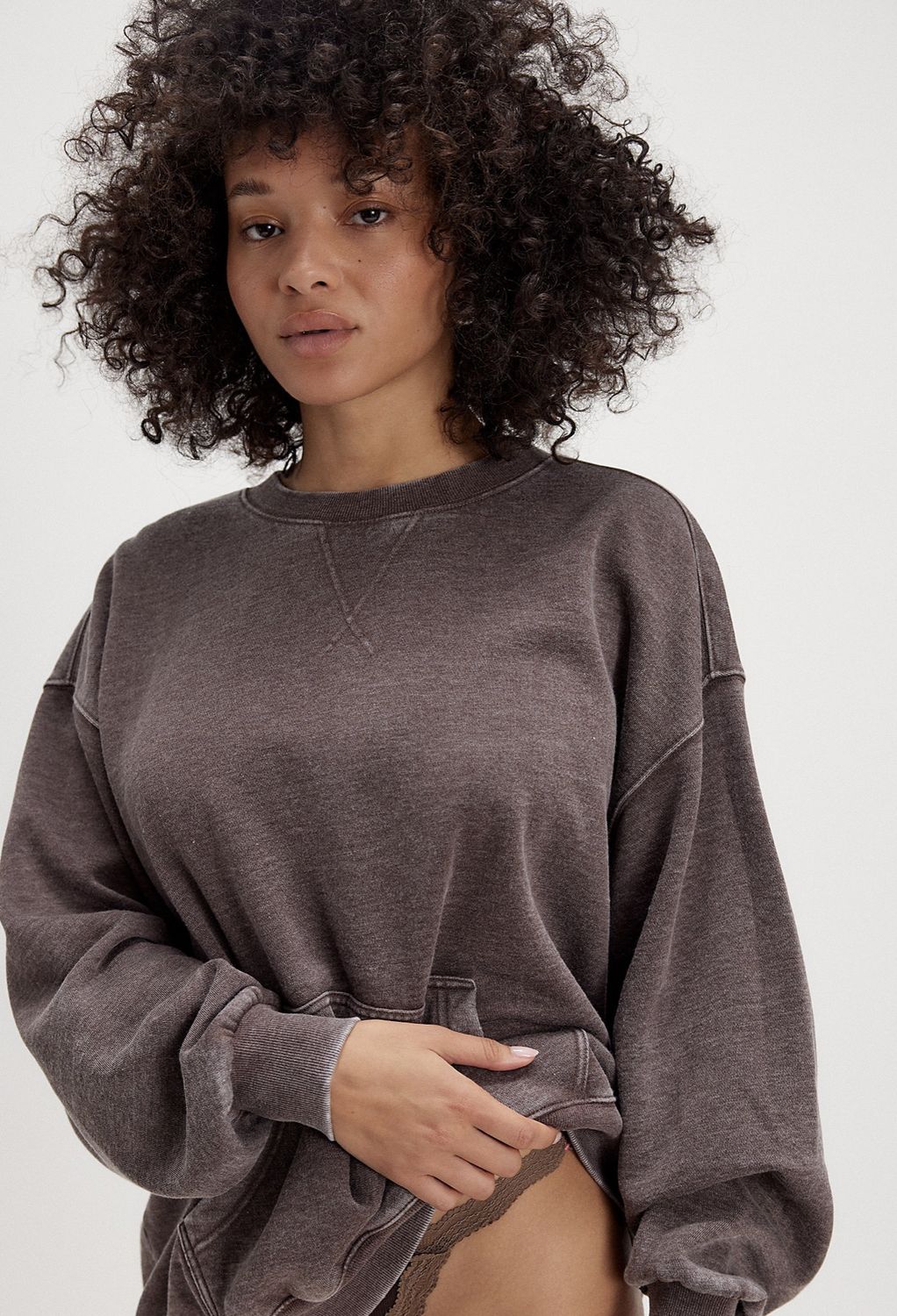 Free People Slow it down Pullover toast