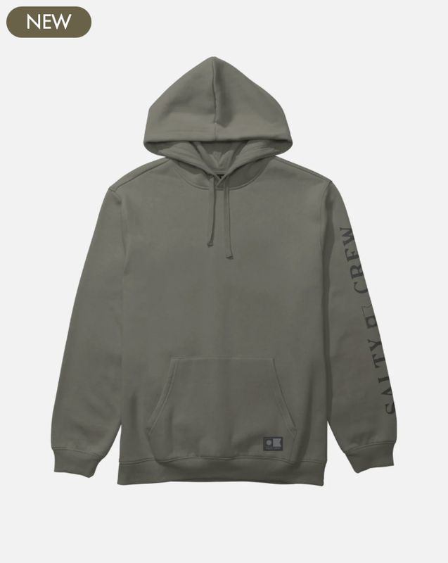Salty Crew Refuge Fleece Hoodie - Olive
