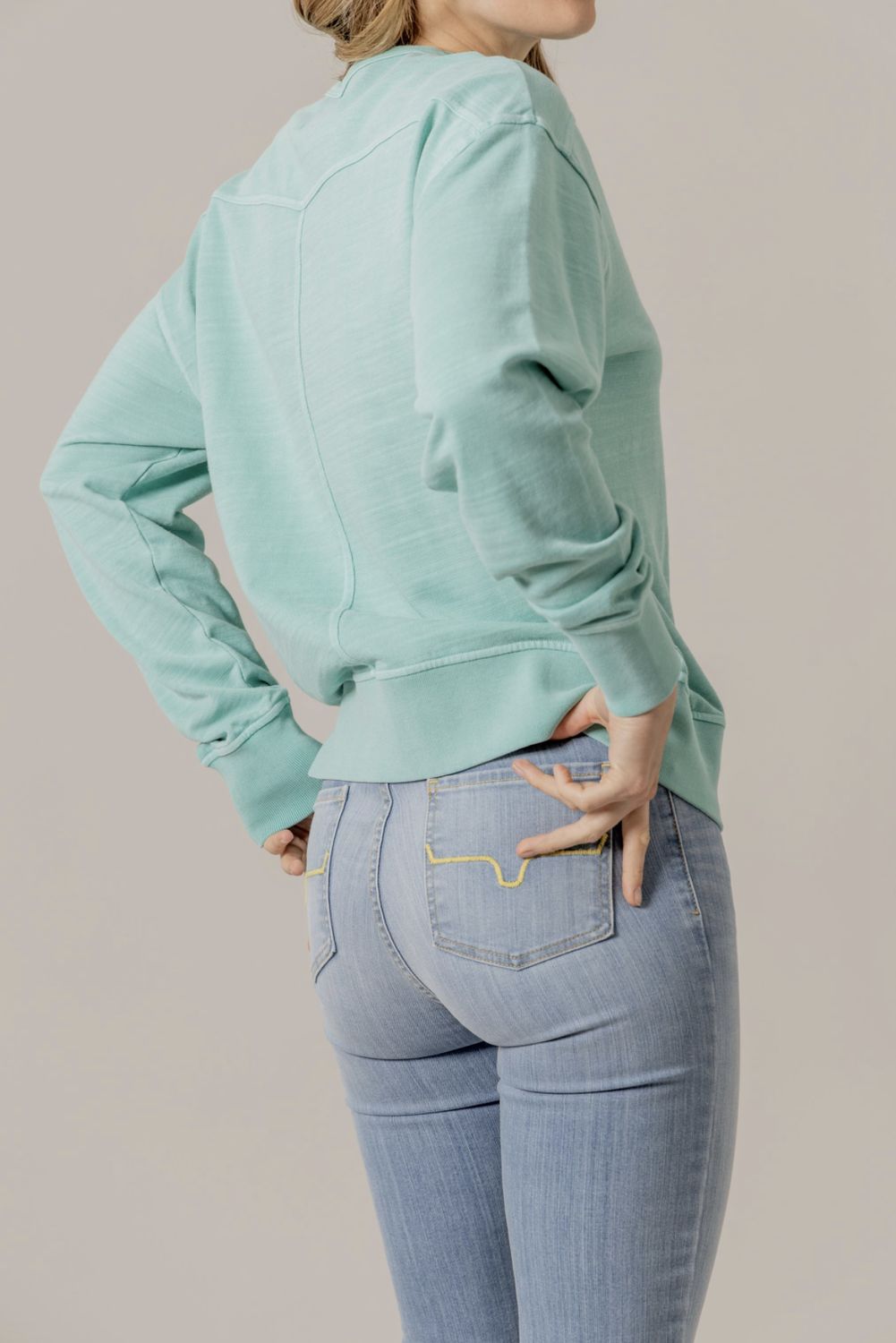 Gina Western Crew Turquoise