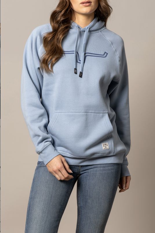 Kimes Ranch Outlier Carbon Blue Hoodie