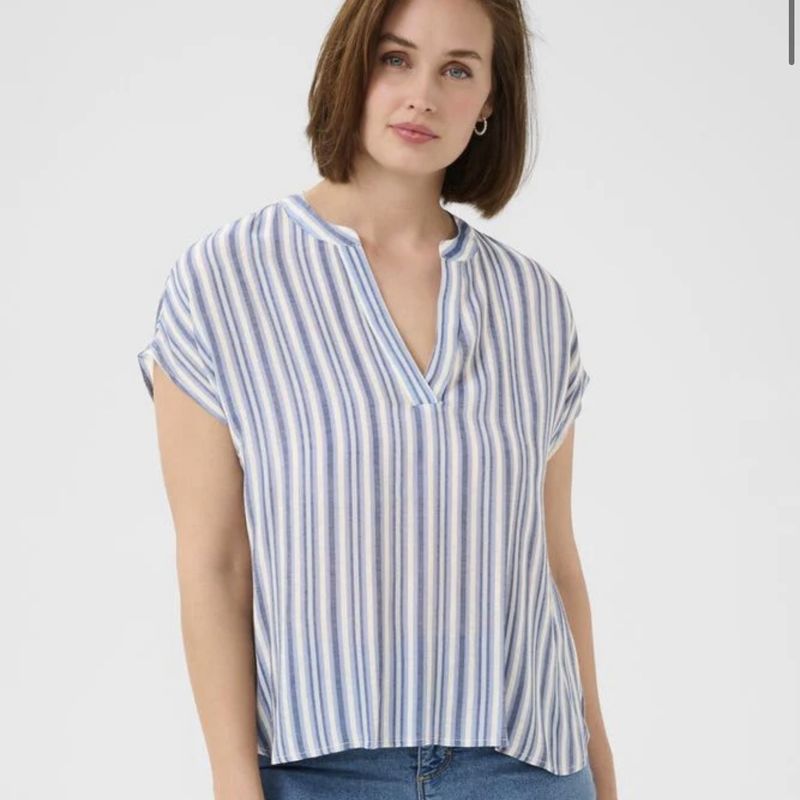 Kaffe Anja Blouse Blue