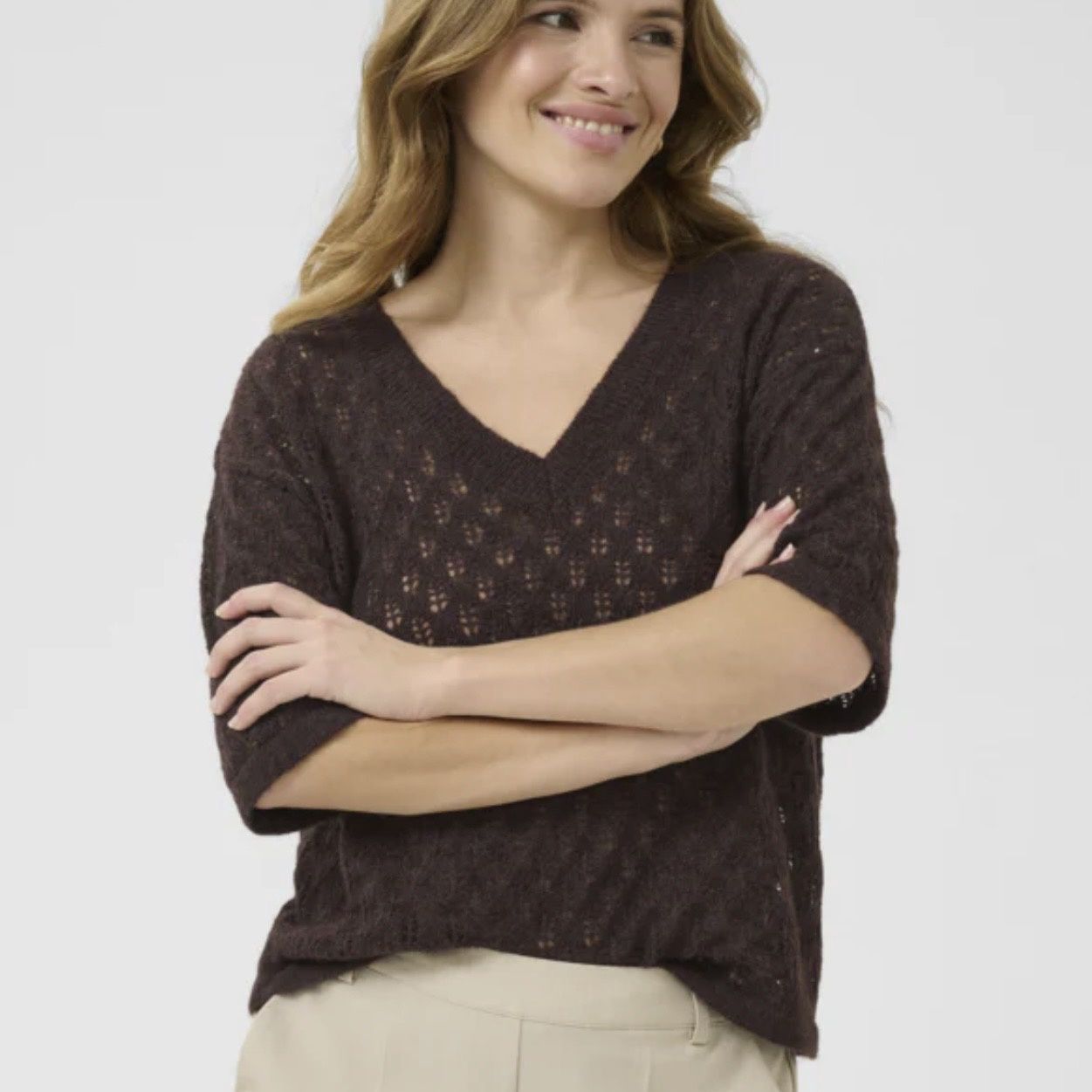 Kaffe Lourine Sweater Brown