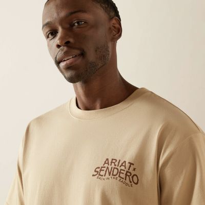 Ariat X Sendero West is Best Tee Irish Cream