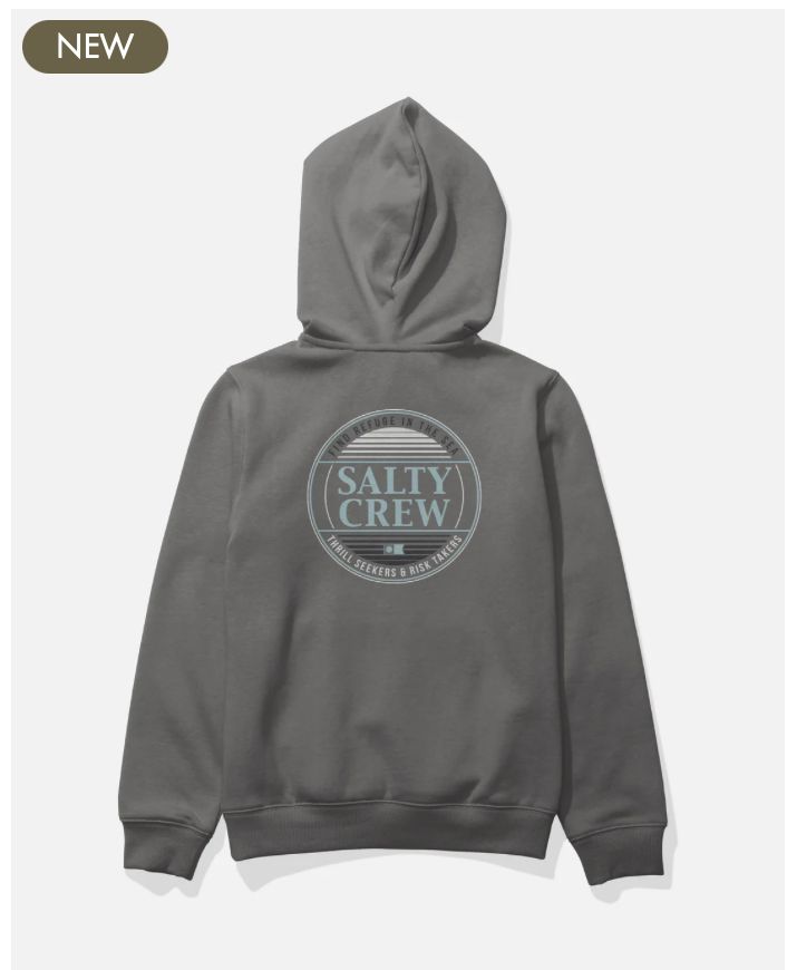 Salty Crew Simple Fade Charcoal Hoodie