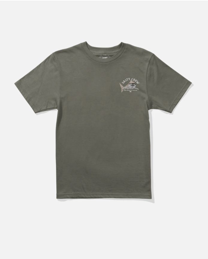 Salty Crew Lurking Boys SS Tee Olive