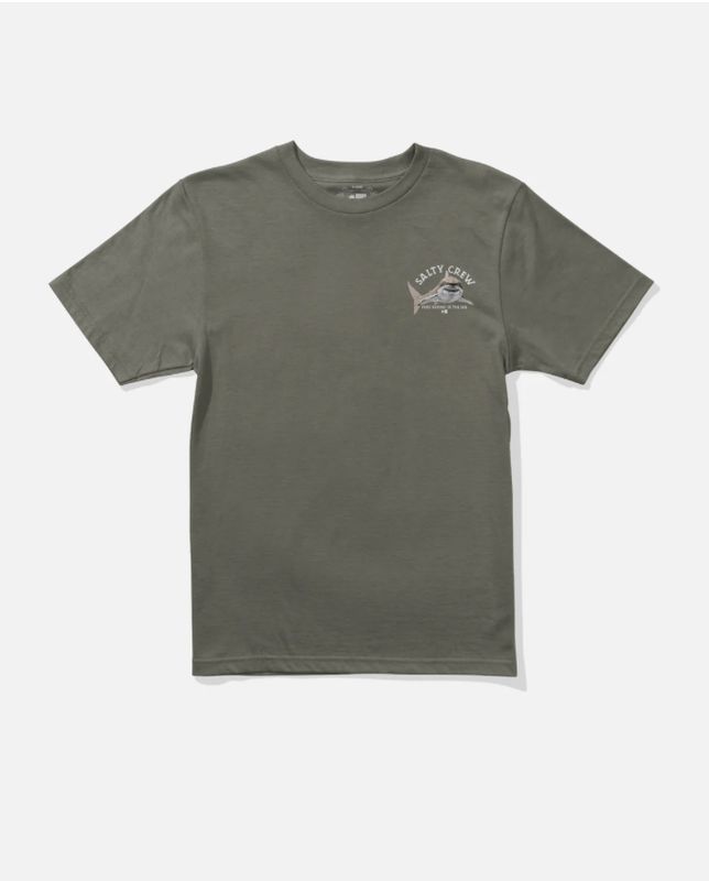 Salty Crew Lurking Boys SS Tee Olive
