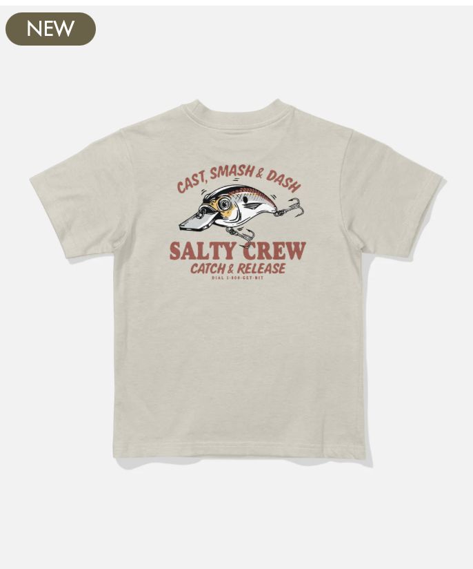 Salty Crew Cast Life Toddler SS Tee Bone