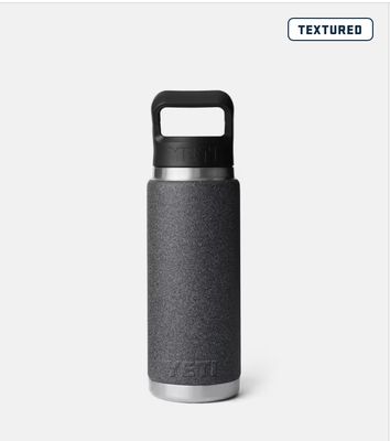 Yeti RAMBLER® 769 ML WATER BOTTLE  WITH COLOUR-MATCHED STRAW CAP Black Stone