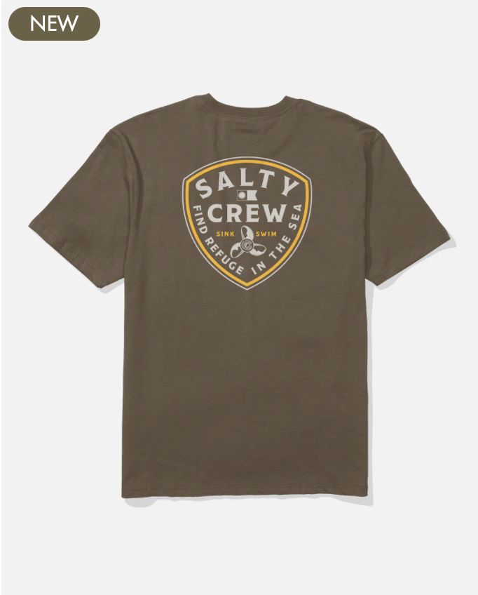 Salty Crew Rotor Classic Tee  Teak