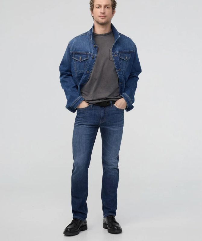 Duer Performance Denim Slim Straight - Ocean Swell