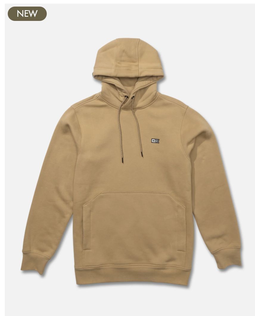 Salty Crew Tippet Pocket UV Hoodie - Khaki